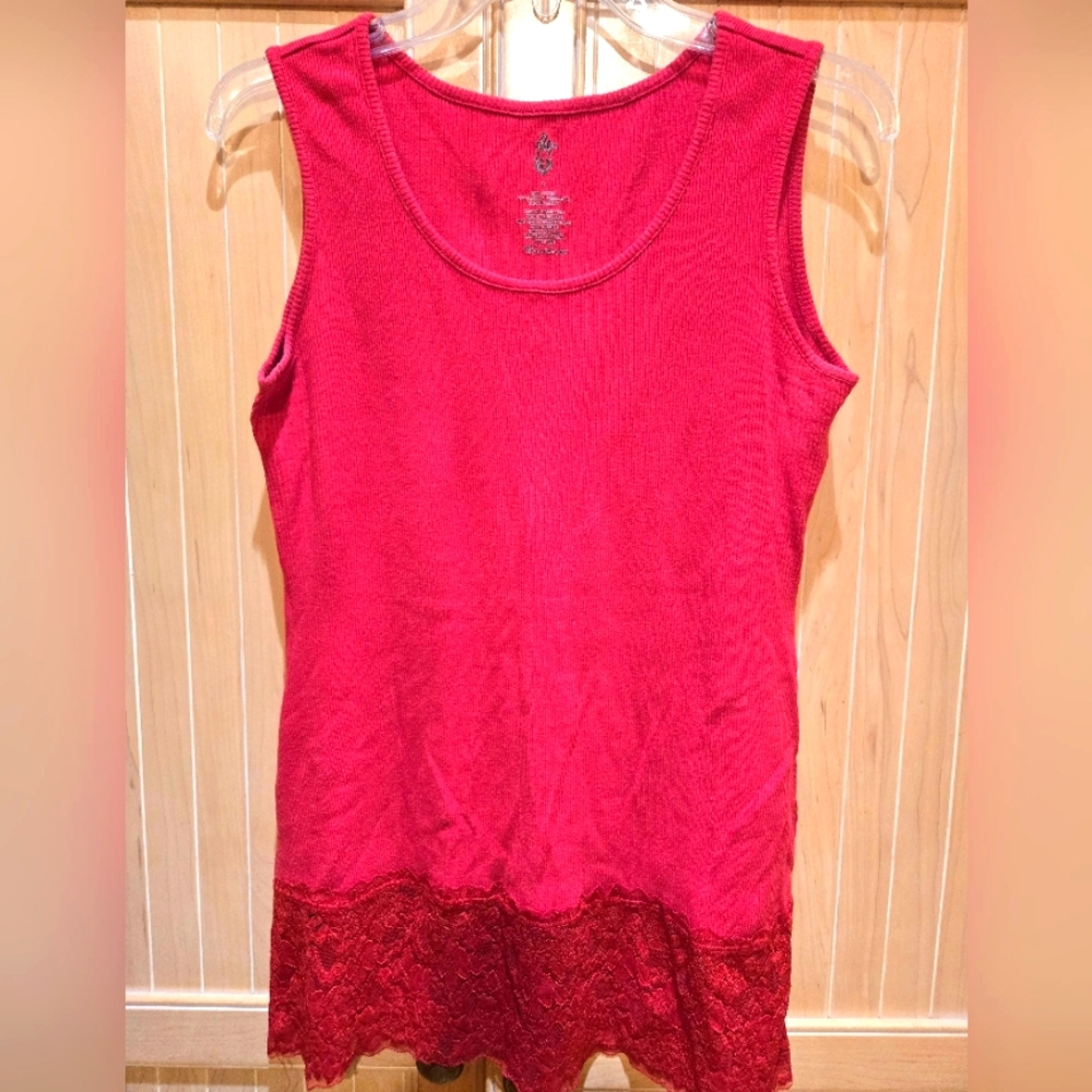 Torrid Lace-Trimmed Tank 1X  EUC